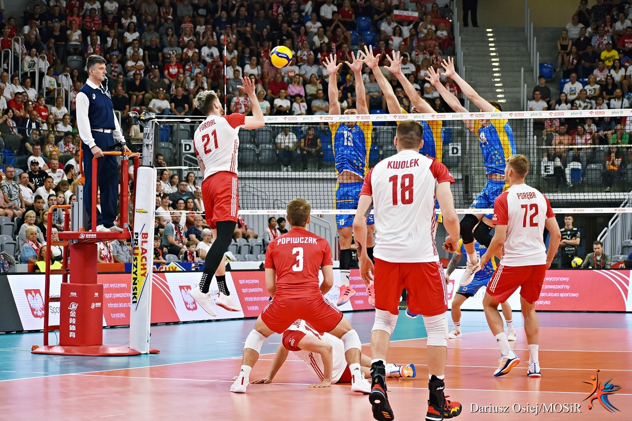 Galeria: Mecz towarzyski Polska-Ukraina w siatkówce mężczyzn, zdjęcie 9 z 16