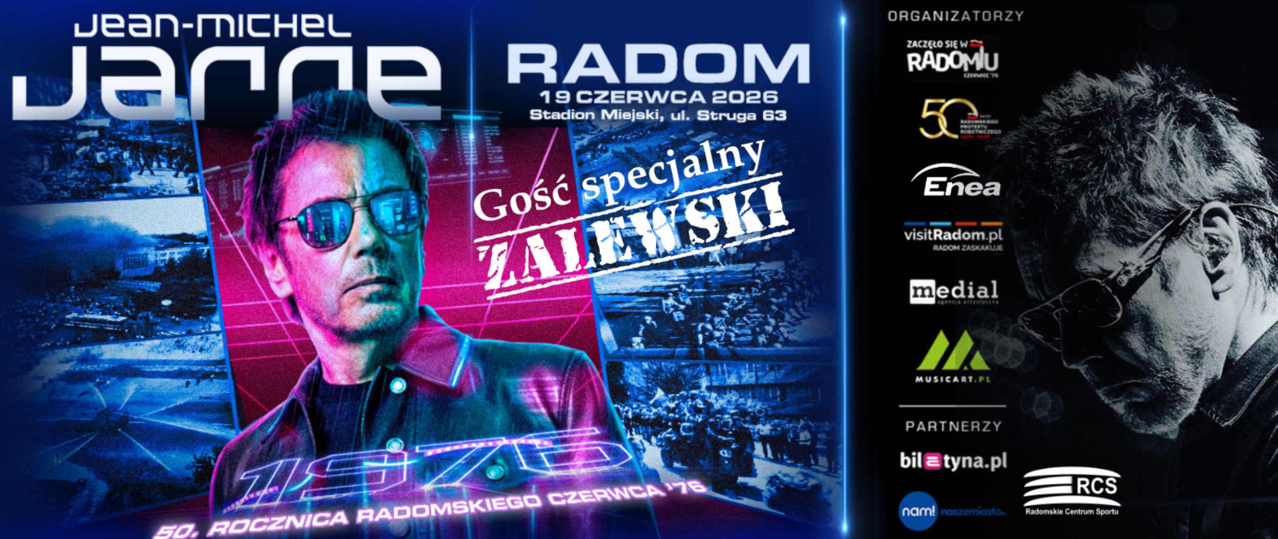 Galeria zdjęć wydarzenia: Koncert Jean-Michel Jarra na Stadionie RCS, zdjęcie główne