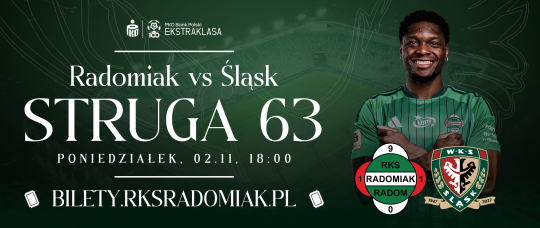 PKO BP ESA: RKS Radomiak Radom-WKS Śląsk Wrocław 